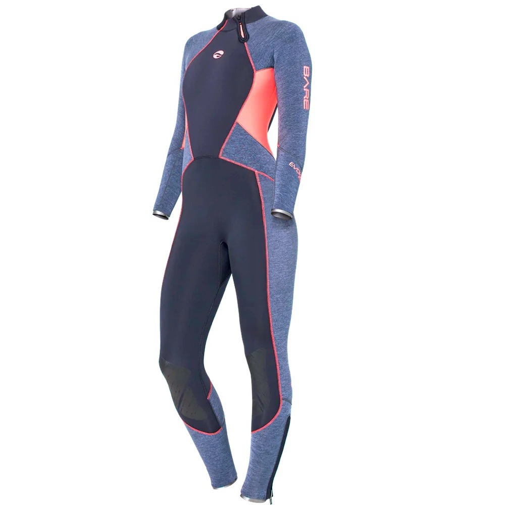 BARE Sports wetsuit, 3mm thick, grey pink and black